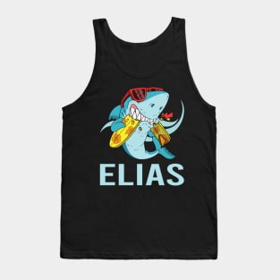 Funny Shark - Elias Name Tank Top